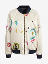 Scotch & Soda Krémový dámsky obojstranný bomber Scotch & Soda