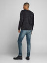 Jack & Jones Čierny sveter Jack & Jones Leo