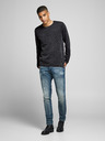 Jack & Jones Čierny sveter Jack & Jones Leo