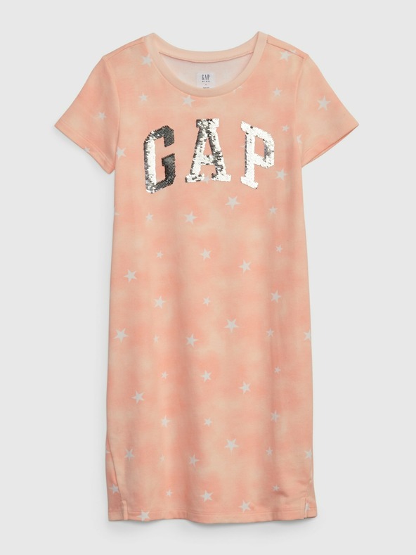 GAP Detské šaty s logom GAP