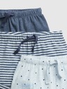 GAP Baby naťahovacie kraťasy, 3 ks GAP