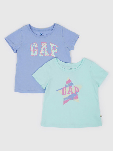 GAP Baby tričká logo GAP, 2 ks