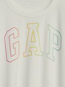 GAP Detské tričkové šaty s logom GAP