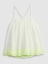 GAP Baby plátený top s madeirou GAP