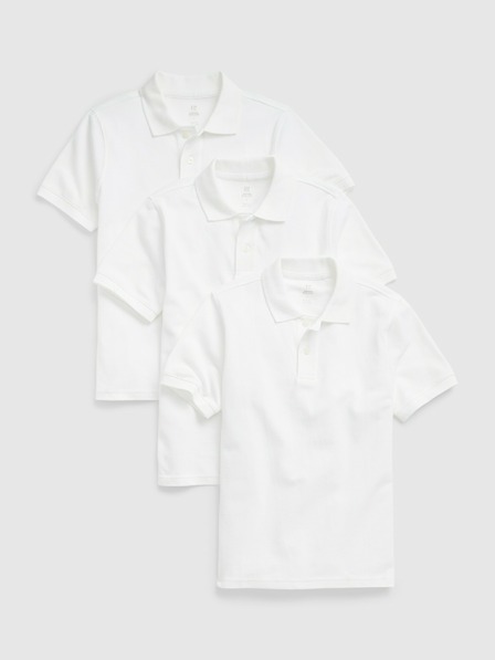 GAP Detské polo tričká uniform organic, 3 ks GAP