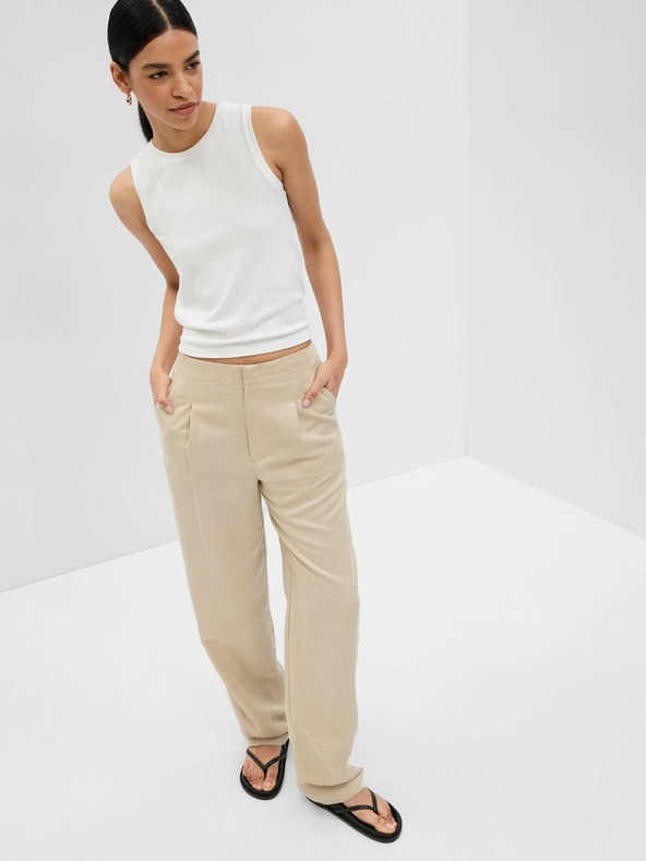 GAP Krátky tielkový crop top GAP