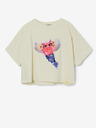 Desigual Desigual Catrina krémové dievčenské tričko
