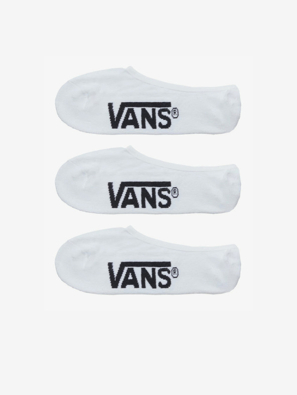 Vans Sada troch párov pánskych ponožiek v bielej farbe VANS