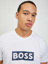 BOSS Biele pánske tričko BOSS