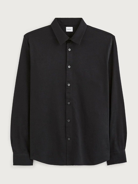 Celio Čierne pánske tričko Celio Vajersey