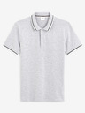 Celio Svetlošedé pánske polo tričko Celio Decolrayeb