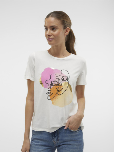 Vero Moda Vero Moda krémová dámska košeľa Facey