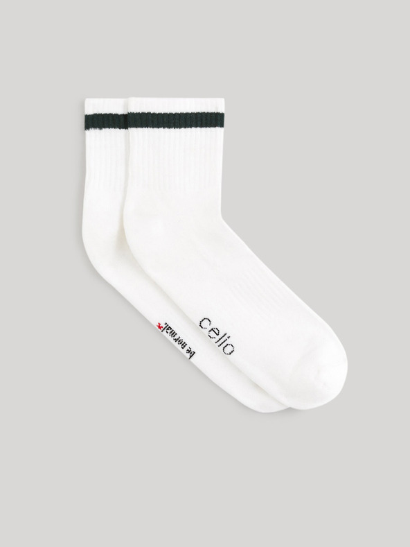 Celio Biele pánske ponožky Celio Gihalf