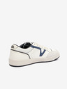 Vans Krémové pánske kožené tenisky VANS Lowland CC