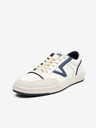 Vans Krémové pánske kožené tenisky VANS Lowland CC