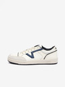 Vans Krémové pánske kožené tenisky VANS Lowland CC