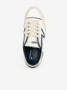Vans Krémové pánske kožené tenisky VANS Lowland CC