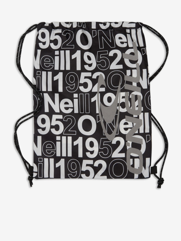 O'Neill Bielo-čierna vzorovaná taška O'Neill GYM SACK