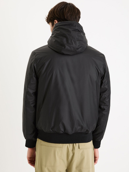Celio Čierne pánske sako Celio Guhoodie