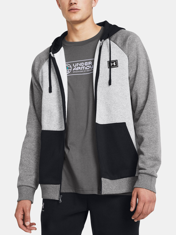 Under Armour UA Rival Flc FZ Colorblock Mikina