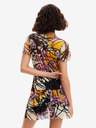 Desigual Ružové dámske vzorované šaty Desigual x M. Christian Lacroix Cadiz