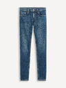 Celio Modré pánske slim fit džínsy Celio Gotapered
