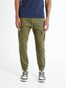 Celio Khaki pánske cargo nohavice Celio Cokit4