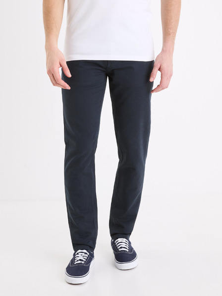Celio Tmavomodré pánske nohavice Celio Gofive