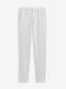 Celio Svetlošedé pánske chino nohavice Celio Gosi