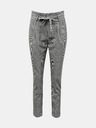 Vero Moda Šedé kockované nohavice VERO MODA Eva