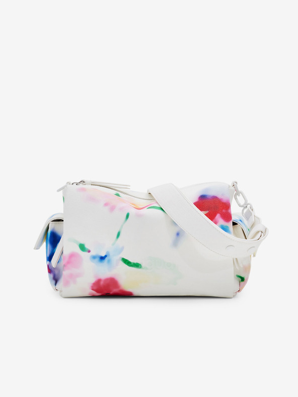 Desigual Biela dámska kvetinová kabelka Desigual Habana