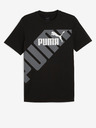 Puma Čierne pánske tričko Puma Power Graphic Tee
