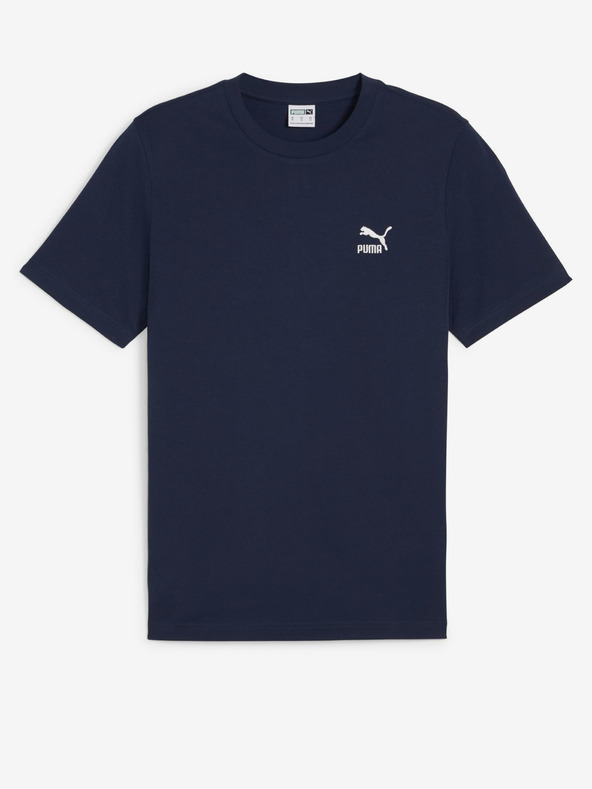 Puma Tmavomodré pánske tričko Puma Classics Small Logo Tee