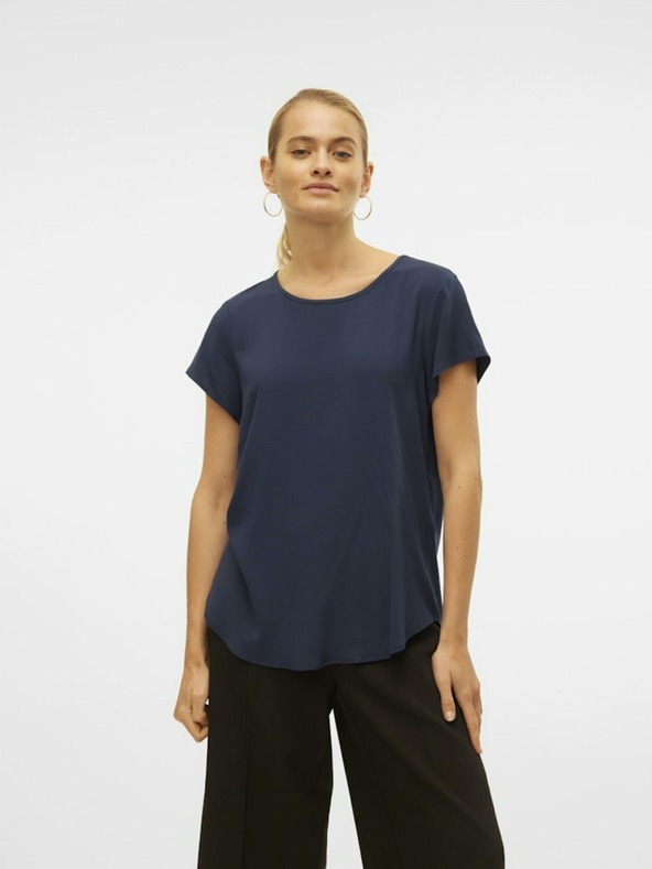 Vero Moda Tmavomodrá dámska blúzka Vero Moda Bella