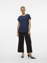 Vero Moda Tmavomodrá dámska blúzka Vero Moda Bella