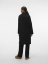 Vero Moda Čierny dámsky kabát z vlnenej zmesi VERO MODA Hazel