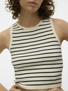 Vero Moda Čierno-krémový dámsky top Vero Moda Ginny