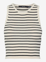 Vero Moda Čierno-krémový dámsky top Vero Moda Ginny