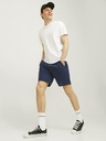 Jack & Jones Tmavomodré pánske chino šortky s plátnom Jack & Jones Ace