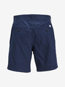 Jack & Jones Tmavomodré pánske chino šortky s plátnom Jack & Jones Ace