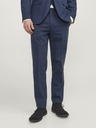 Jack & Jones Tmavomodré pánske plátené šortky Jack & Jones Riviera