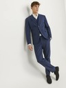 Jack & Jones Tmavomodré pánske plátené šortky Jack & Jones Riviera