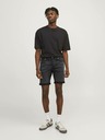 Jack & Jones Čierne pánske džínsové šortky Jack & Jones Rick