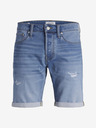 Jack & Jones Modré pánske džínsové šortky Jack & Jones Rick