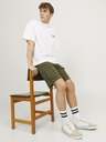 Jack & Jones Khaki Pánske kargo šortky Jack & Jones Cole