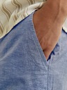 Jack & Jones Svetlomodré pánske chino šortky s plátnom Jack & Jones Ace