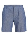 Jack & Jones Svetlomodré pánske chino šortky s plátnom Jack & Jones Ace