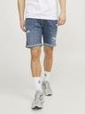 Jack & Jones Modré pánske džínsové šortky Jack & Jones Rick