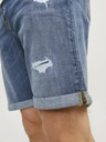 Jack & Jones Modré pánske džínsové šortky Jack & Jones Rick