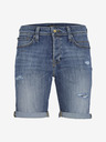 Jack & Jones Modré pánske džínsové šortky Jack & Jones Rick